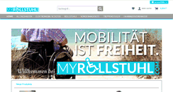 Desktop Screenshot of myrollstuhl.com