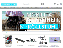 Tablet Screenshot of myrollstuhl.com